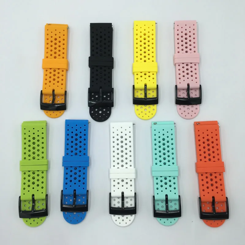 

24mm Silicone Sport Band For Suunto 7 smart watch Wrist Strap Watchband Replaceable Accessories