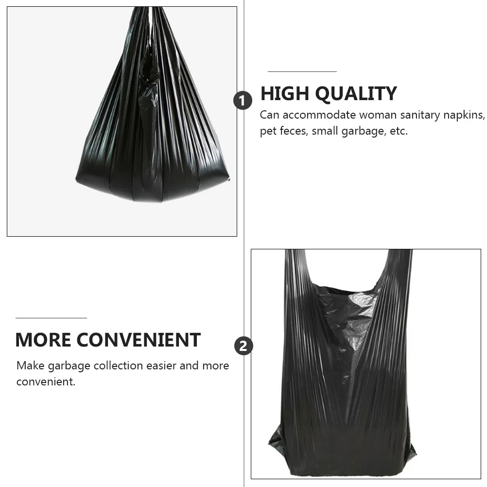 

Trash Waste Disposable Car Garbage Kitchen Liners Dispenser Vest Disposal Rubbish Litter Can Room Personal Wastebasket Living