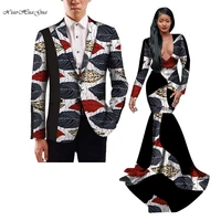african print dresses for women bazin riche mens top blazer couple clothing dashiki africa lovers couple clothes wyq271
