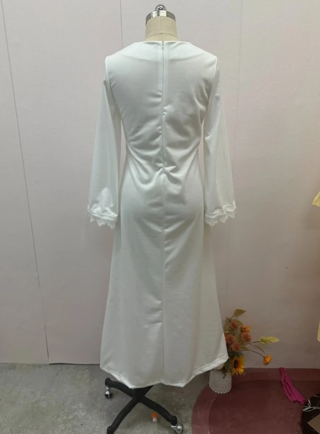 Женское платье CHAIYAO полиэстер однотонное