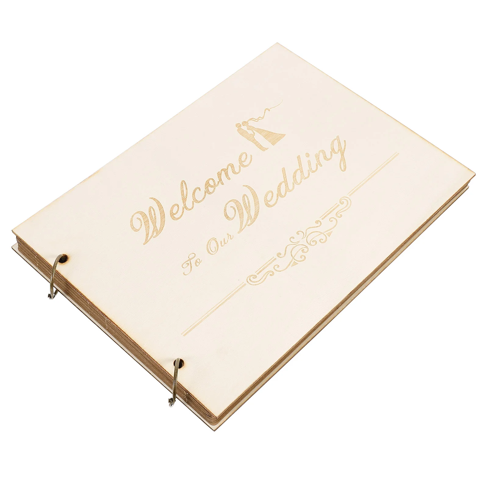 

Rustic Wedding Personalized Guest Book Rustic Wedding Guest Book (40 Pages)