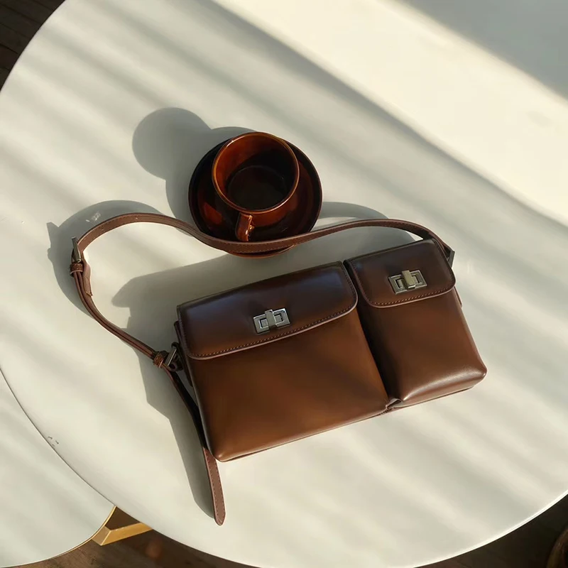 

Новинка 2023, модные трендовые сумки для женщин, сумка из натуральной кожи для подмышек, роскошная дизайнерская брендовая сумка на плечо, сумк...