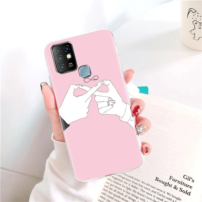 soft tpu case for infinix note 7 case silicon cover infinix hot 10 lite 9 play 8 coque phone funda infinix note 8 7lite bumper free global shipping