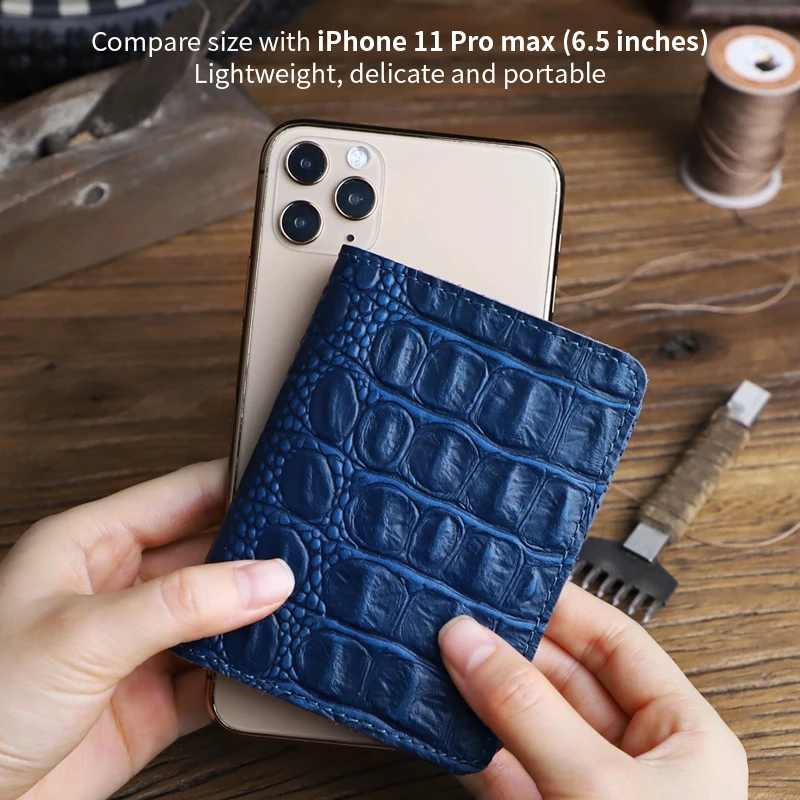 Retro Genuine Leather Driver License Holder Handmade Cowhide Card Slot Wallet Portable Small Credit Card Coin Purse Women, Men