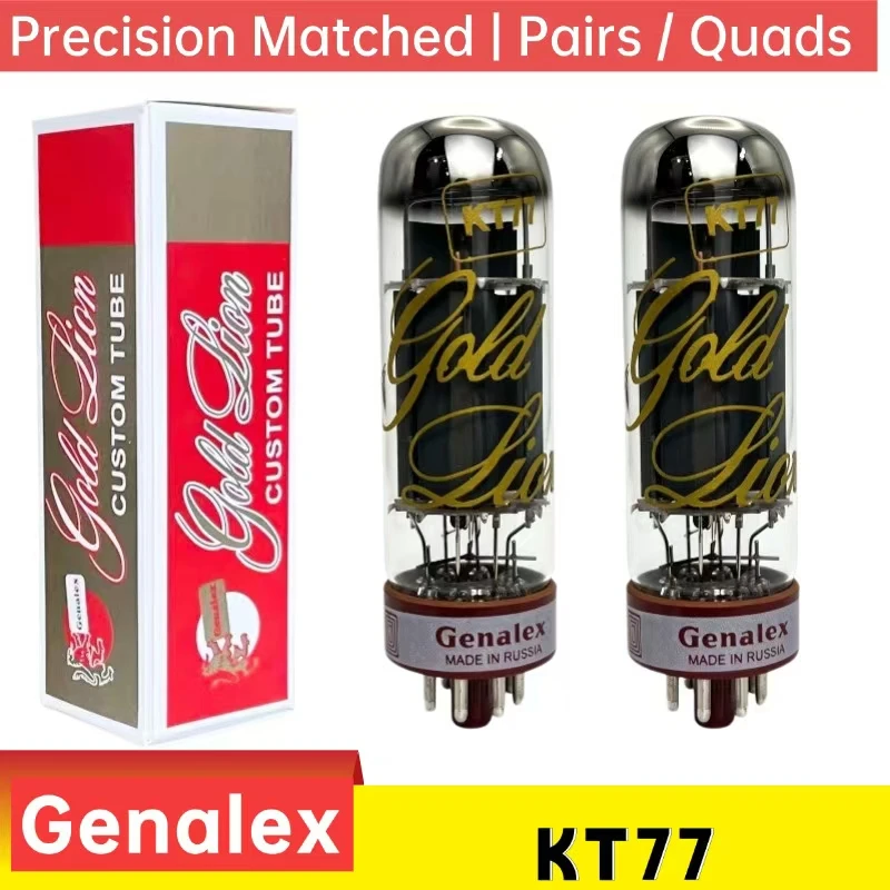 Фото Электронная лампа GOLD LION KT77 для HIFI-аудиоусилителей, замена KT66, KT88, EL34, 6CA7, 5881, комплект для самостоятельной сборки, сбалансированный HIFI-усилитель №1