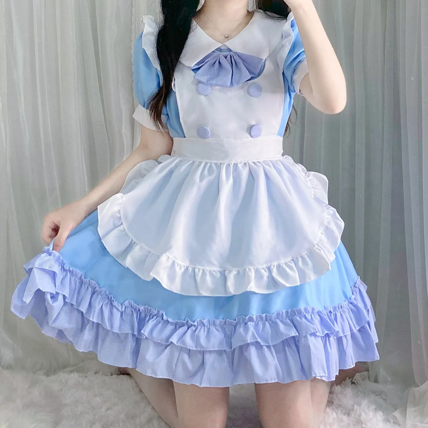 

2022 japanese women maid outfit anime dress french court maid dress lolita dresses cosplay costume girl cosplay costumes q280