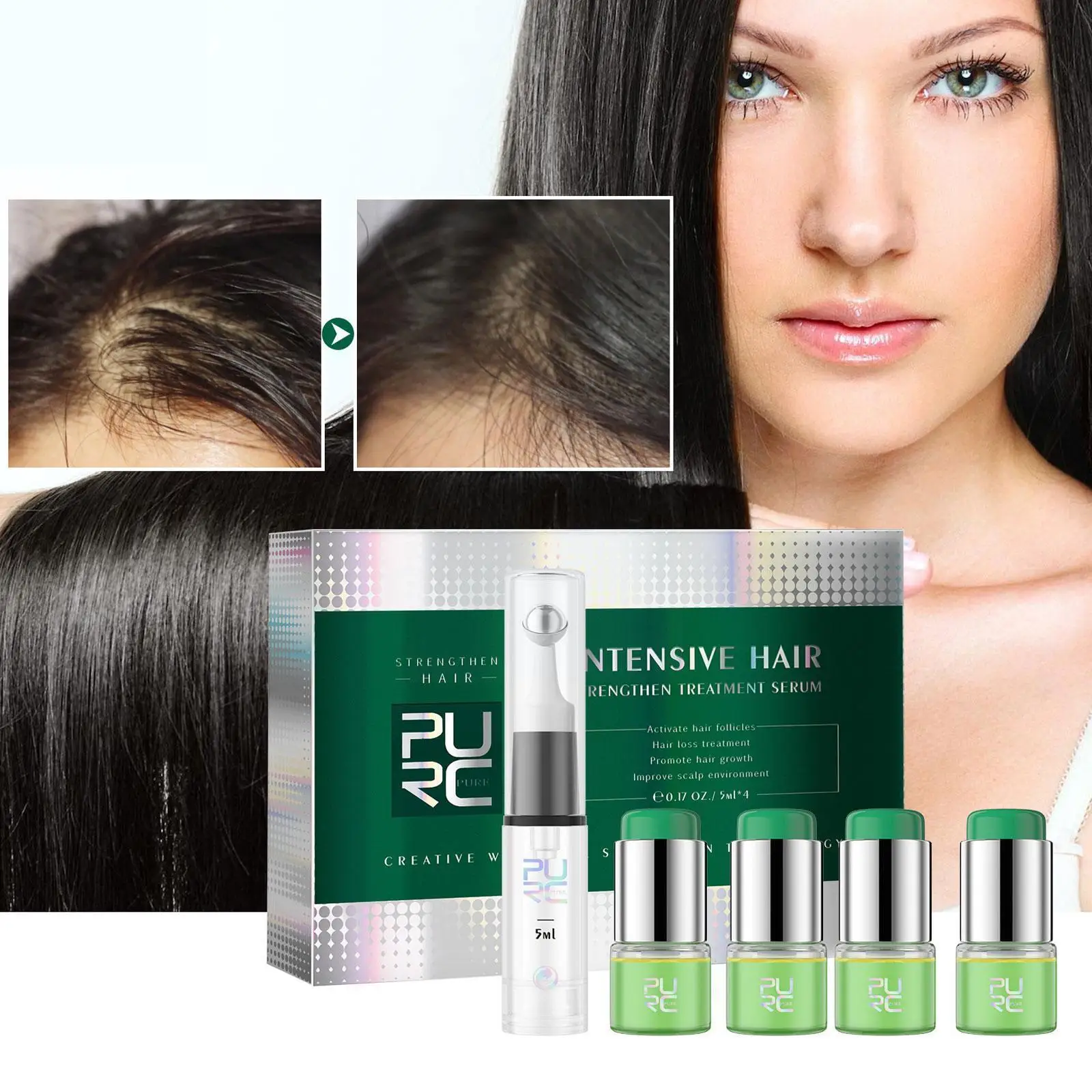 

1Set Ginger Essence Kit Repair Dry, Break, Frizz, Strengthen Dye Care Damaged Hair, Care Hair Repair Perm Treatment And F6B8