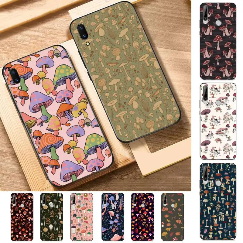 

Mushroom Cute Phone Case for Huawei Y 6 9 7 5 8s prime 2019 2018 enjoy 7 plus