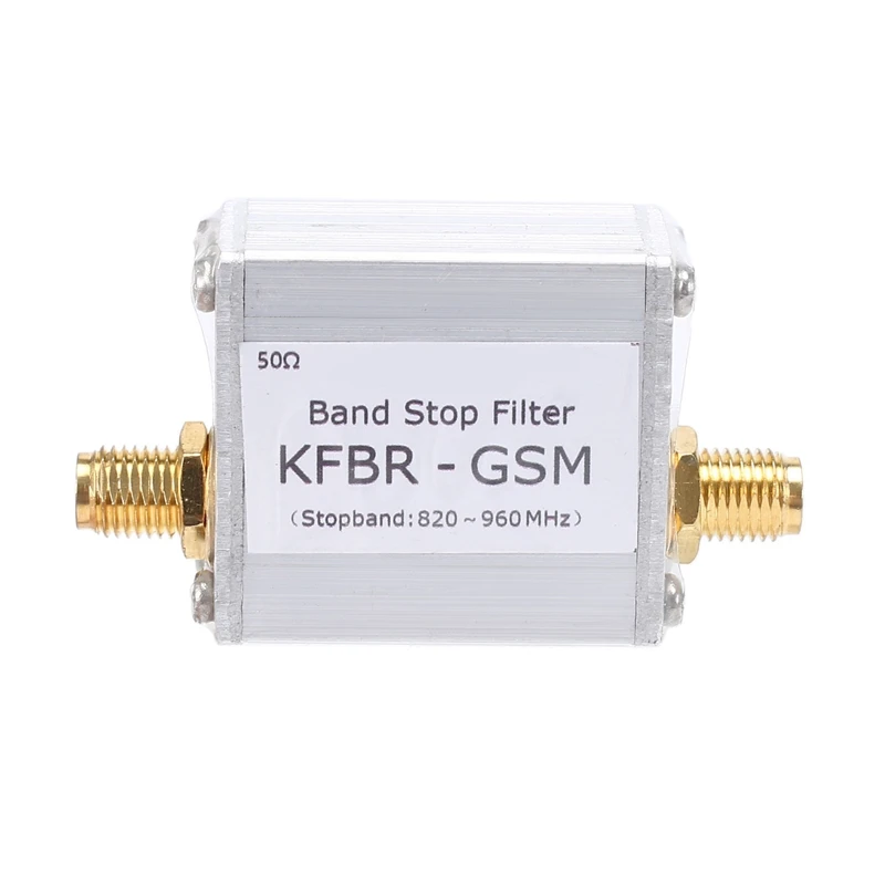 

Фильтр для остановки диапазона 860-960 МГц, интерфейс GSM сигнала SMA, низкие вносимые потери