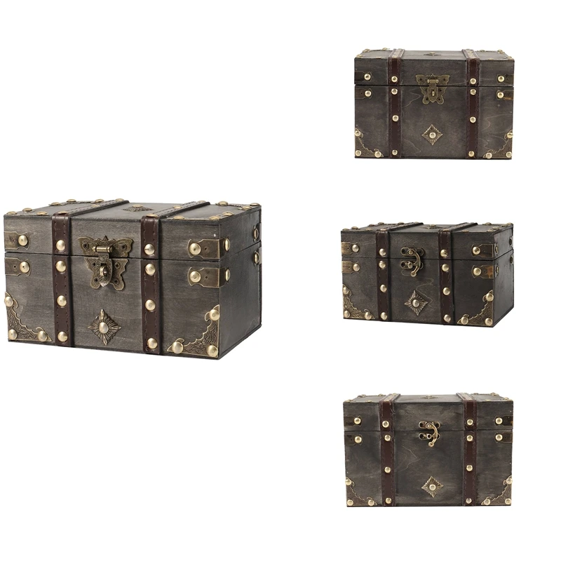 Деревянная ретро-коробка для хранения в европейском стиле деревянная коробка