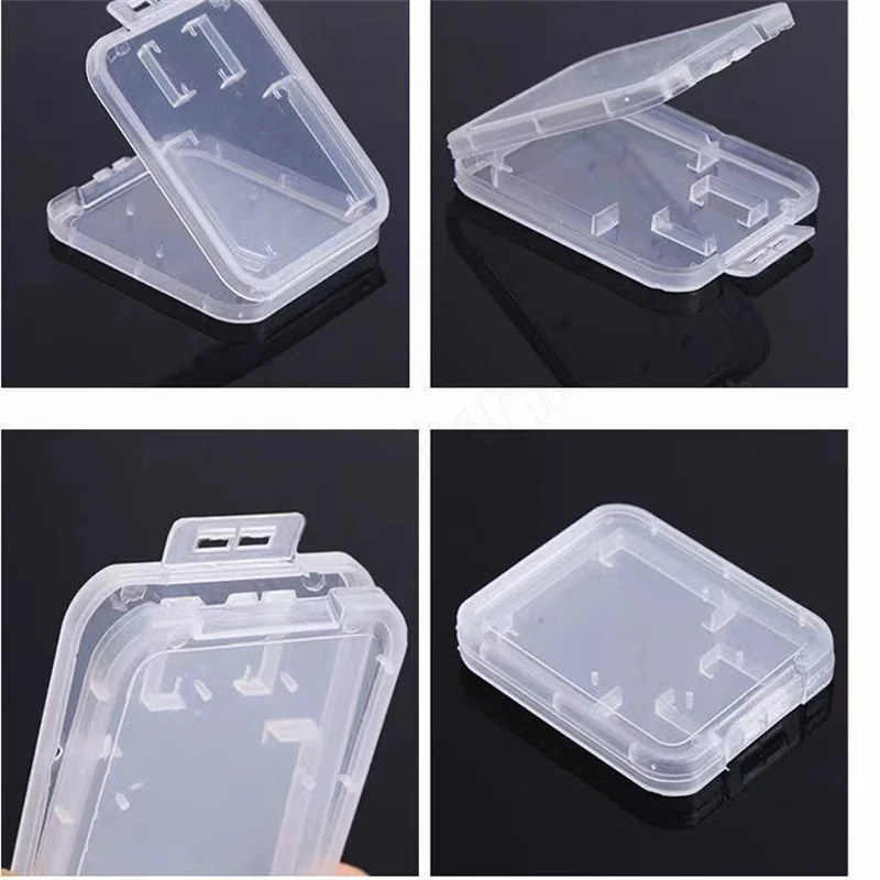 

2000Pcs Clear plastic pack boxes retail package box for SD T-Flash TF Card packing Box Transparent Storage Case