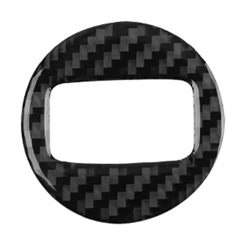 

Carbon Fiber Car-Styling Ignition Switch Key Hole Ring Sticker Cover Trim For-Touareg 2011-2018 Accessories
