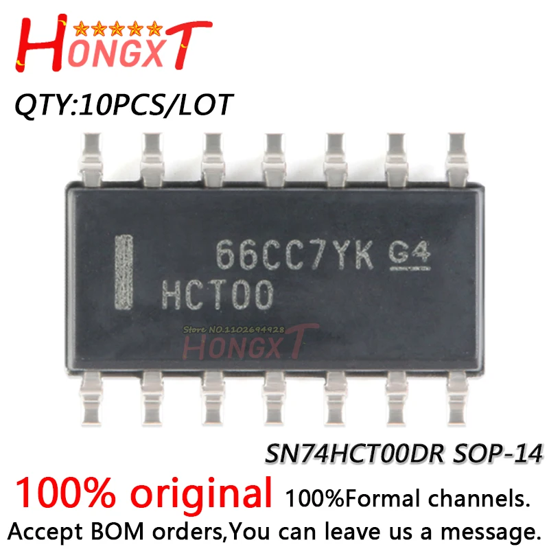10 шт., 100% новый SN74HCT00DR SOP-14.