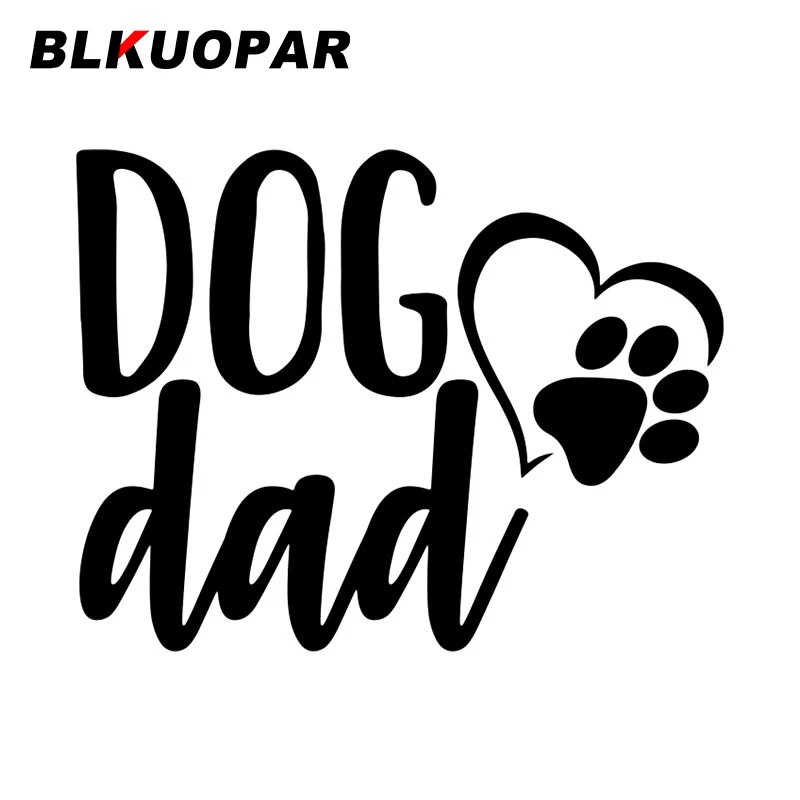 

BLKUOPAR собака папа автомобиль стикер модное креативное украшение высечка устойчивый к царапинам виниловый оригинальный цвет
