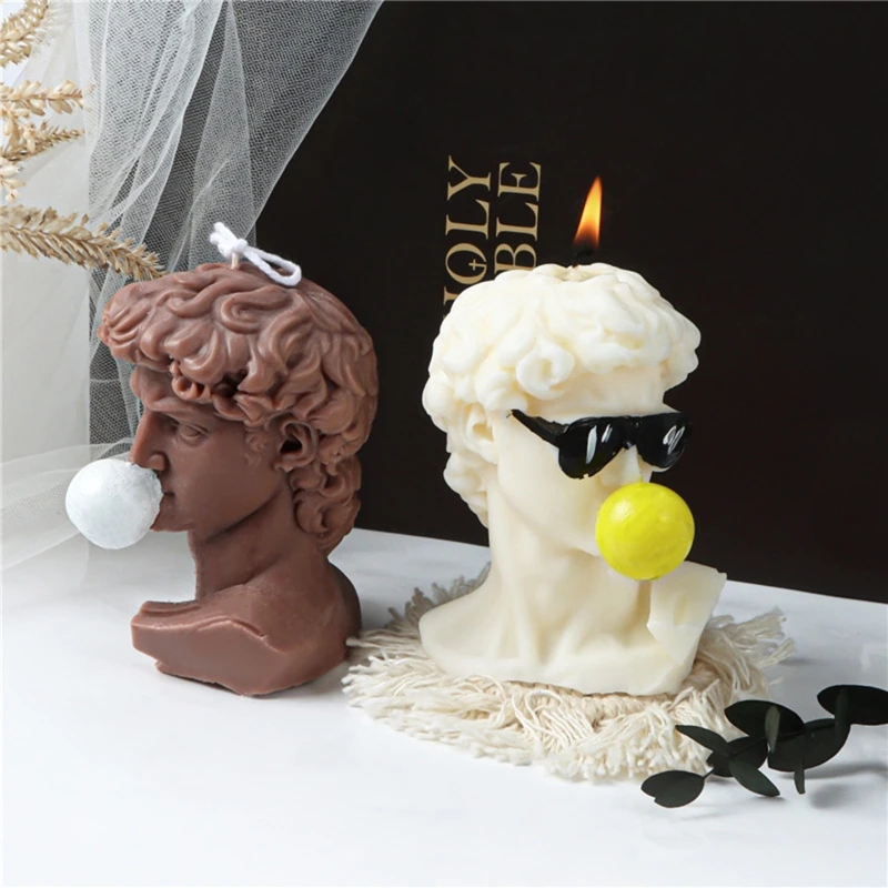Очки Дэвид Украшение Свеча Силиконовая форма Смола Эпоксидная смола Поделки из