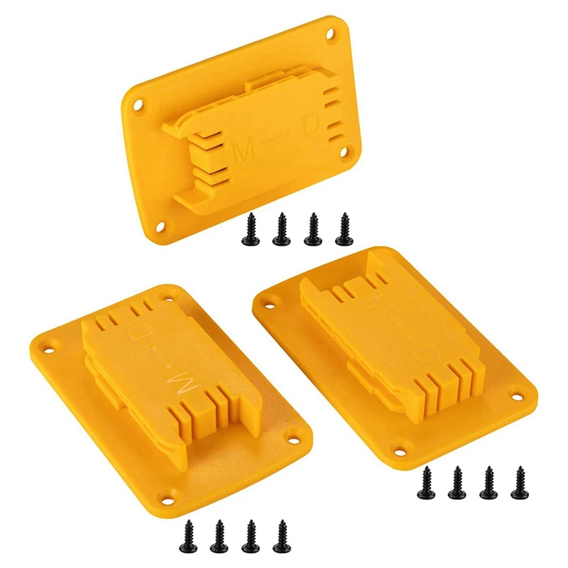 

6 Packs Tool Mount For Dewalt 20V 12V Drill Fit For M18 Tool Holder Hanger (Yellow Lot Of 6)