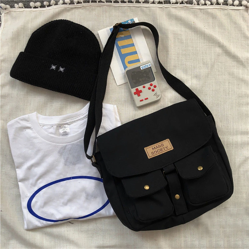 

Japanese Harajuku Crossbody Bag Canvas Men Women College Students Shoulder Bag for Christmas Birthday Gifts