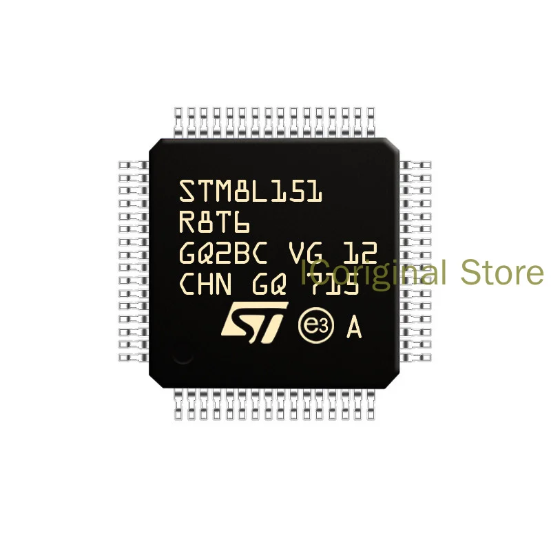 

Оригинальный чип STM STM8L151R8T6 ARM, однокристальный 8-битный микроконтроллер, фотоконтроллер с низким энергопотреблением MCU STM8L151 R8T6 LQFP64