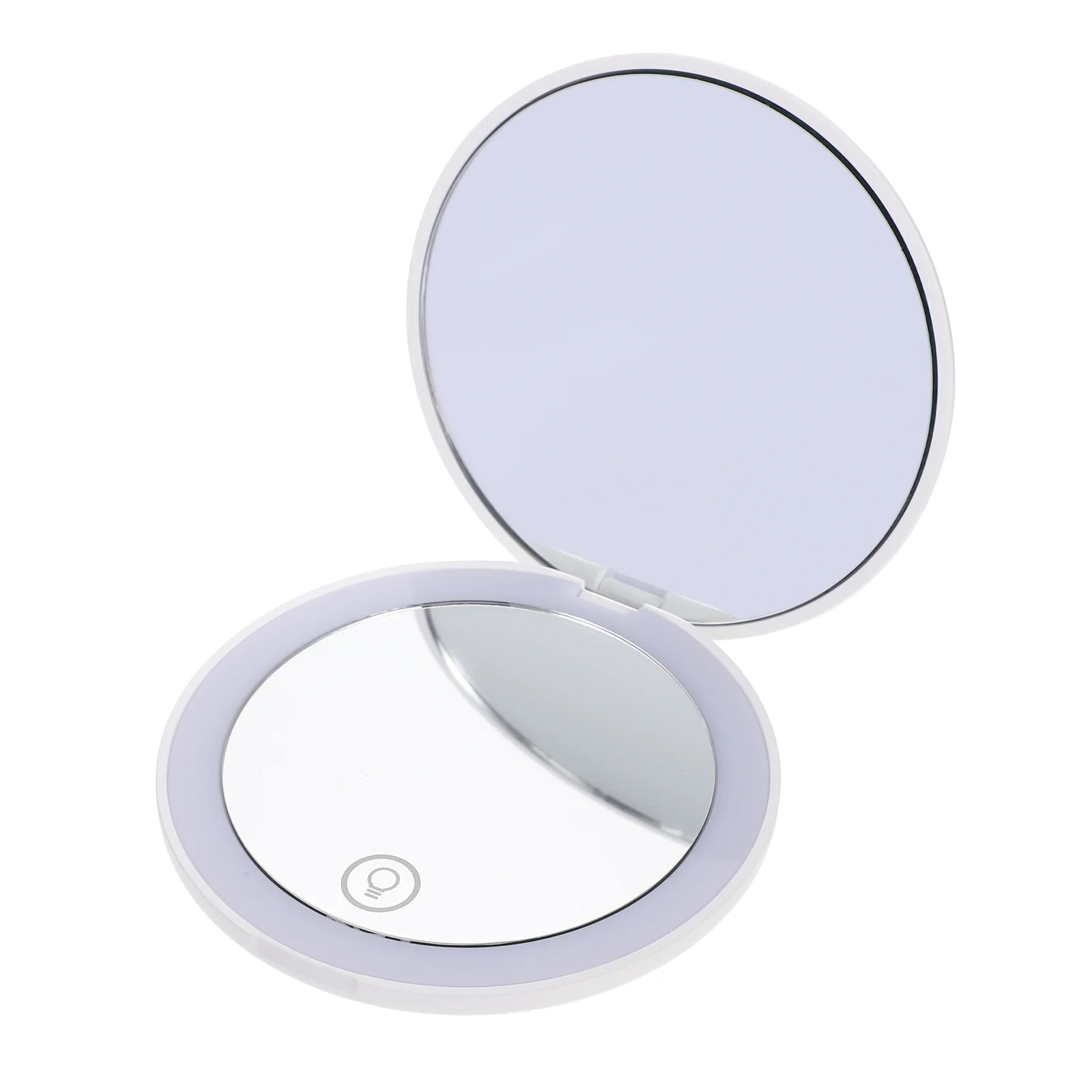 Vanity Makeup Girl Wallet LED Mirror Carteras De Mano Para Mujer Purse Mirror Mirror Portable