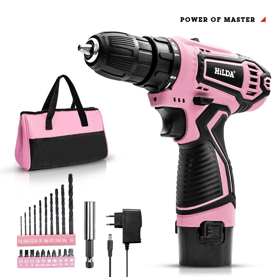 

Hilda Charging Electric Screwdriver Percussion Drill Two-speed Household