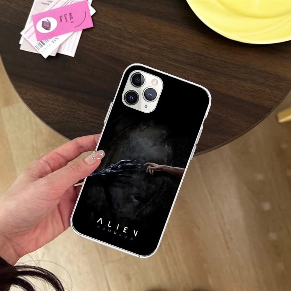 Чехол для мобильного телефона Cool Alien Romulus iPhone 15 14 13 12 11 X XR XS 8 Pro Max Plus мини-прозрачный