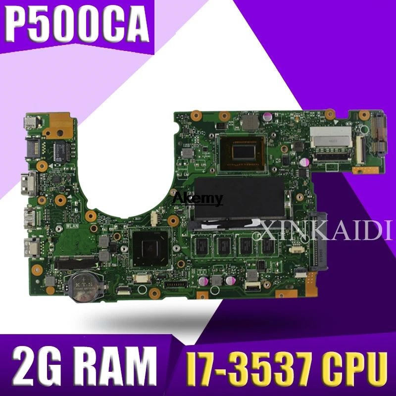 

P500CA материнская плата MB _ 2G RAM / I7-3537 CPU/ U3 /AS материнская плата для P500CA P500C материнская плата REV 2,0 100% протестирована Бесплатная доставка