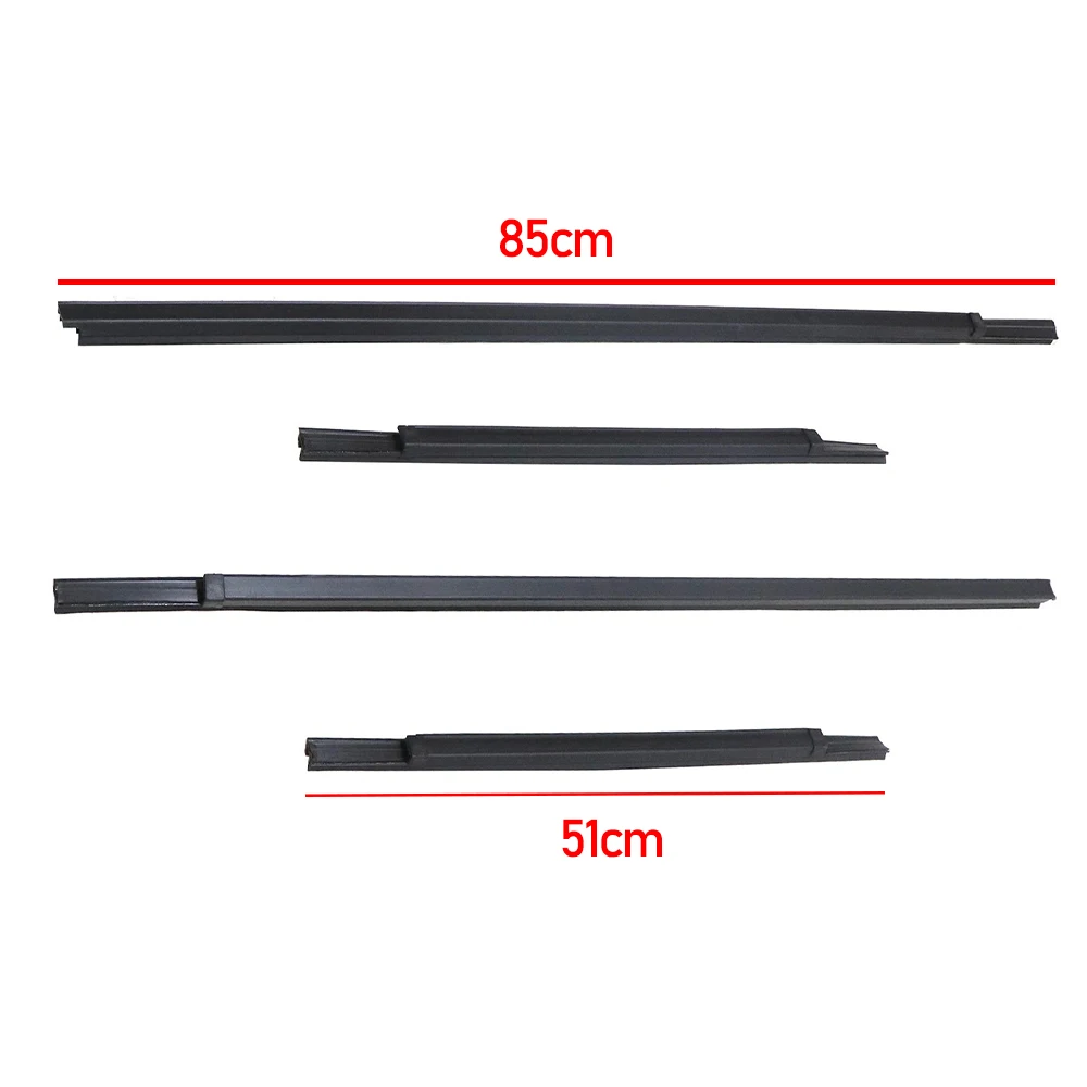 

4 шт., резиновая уплотнительная лента для внешних окон автомобиля, уплотнительная лента, молдинг, отделка для Toyota Vitz Yaris Echo 1999-2005