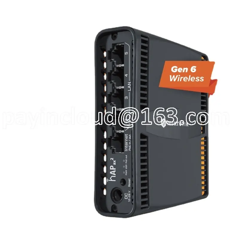

Wifi6 802.11ax Wireless Router【Available in early November】【Pre-sale】For MikroTik C52iG-5HaxD2HaxD-TC HAP Ax2