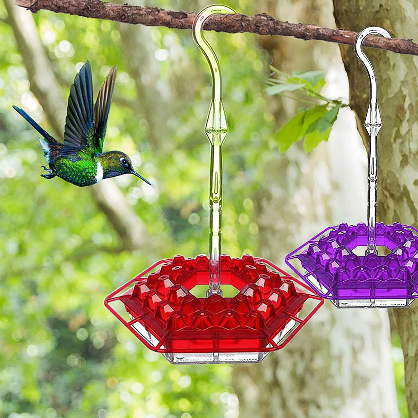 

2022 Best Hummingbird Feeder Transparent Tube with Hole Window Outside Hanging Bird Feeding Pipe Garden Decoration Dropshipper