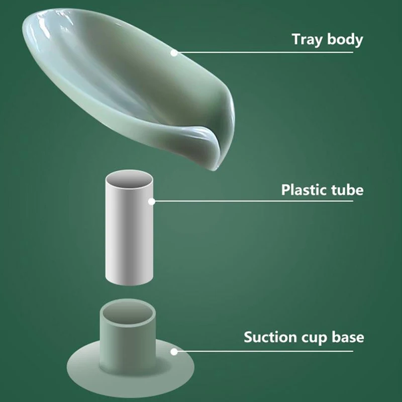 Мыльница для ванной дренаж в форме листа мыла держатель коробка хранения губки