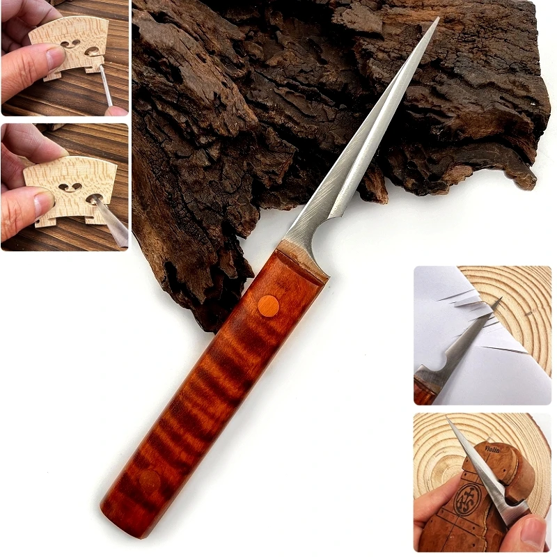 

1pcs HSS steel Woodworking graver carving knives knife Cutter Woodcut DIY Art Drawing Hand Wood Carving Instrument repair Tools