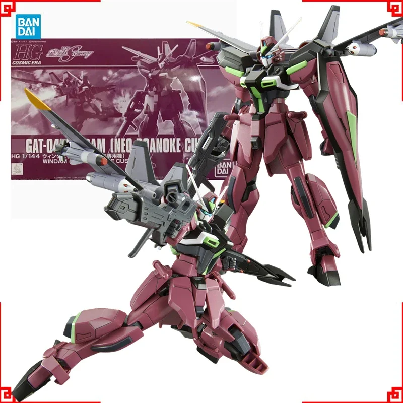 Фото Набор для сборки модели Gundam Bandai HGUC Windam Neo Roanoke Armor, аниме-фигурка, конструктор Gunpla, фигурки Gundam, игрушки, подарки для мужчин №1