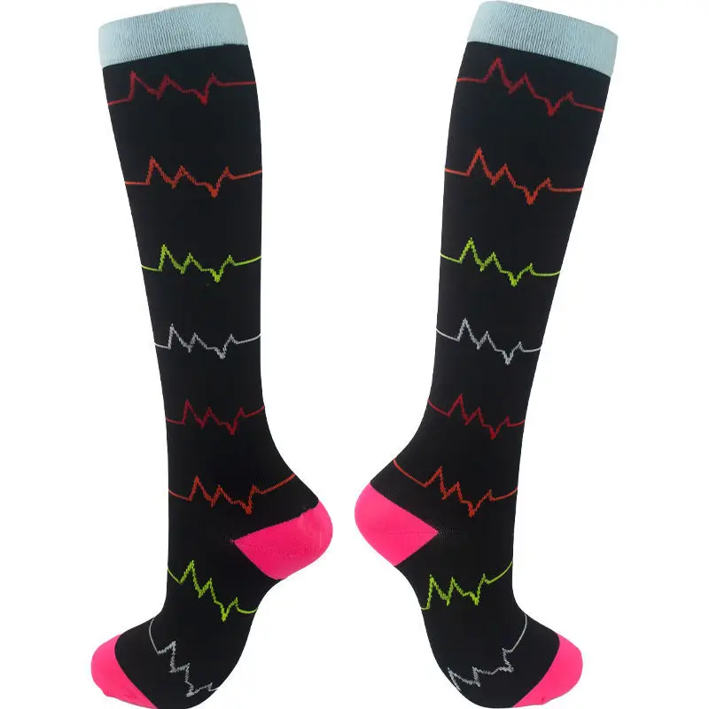 Comfortable Compression Stockings Golf Sport Socks Blood Circulation Promotion Slimming Medical Nursing Stockings Anti-Fatigue