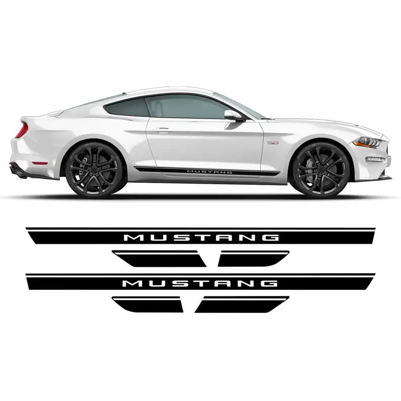 

Mustang Car Side Door Decal - Car Sticker - Car Decal 2015 - 2022
