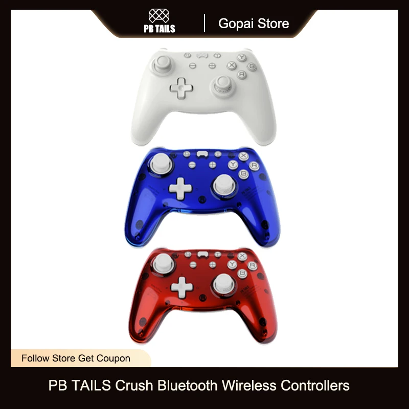 PB TAILS Bluetooth-контроллер с эффектом холла Джойстик-триггер для Nintendo Switch PC Steam Raspberry Pi