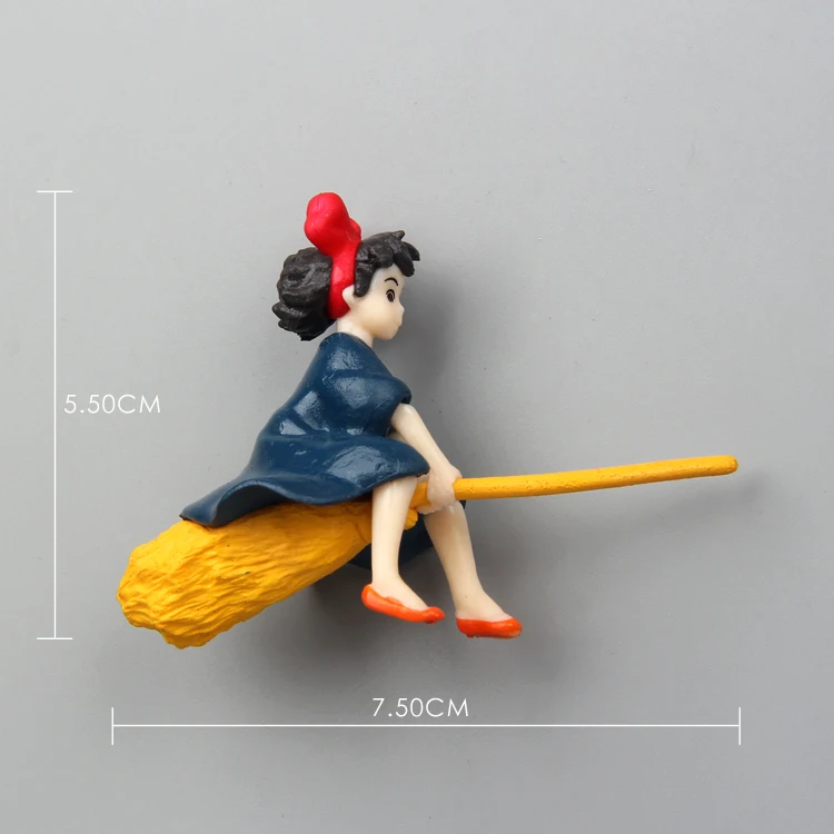 Креативные милые магниты для холодильника с маленькой ведьмой Мультяшные Набор