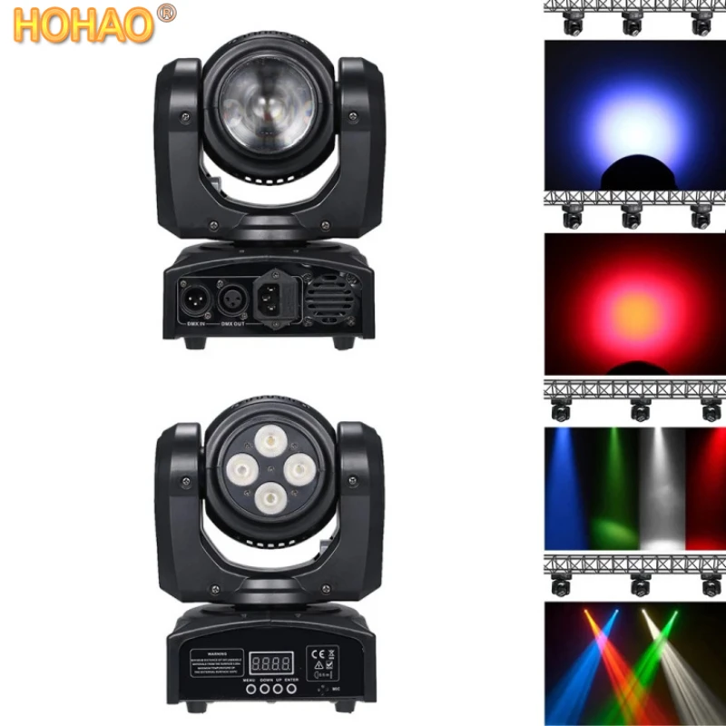 

Led Mini Double Face Moving Head Beam Washer Light 5pcs*10w RGBW 4IN1 13ch Dmx 512 Control Disco Ktv Bar Dance Ballroom Hot Sale