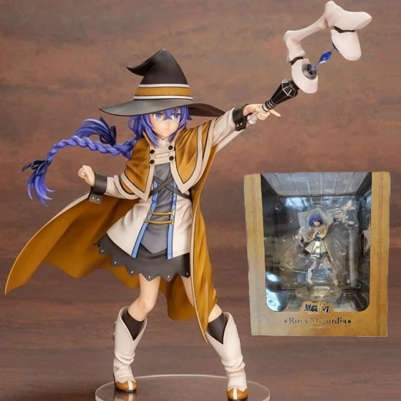 

24cm Anime Figure Mushoku Tensei Jobless Reincarnation Roxy Migurdia Action Figure Isekai Ittara Honki Dasu Figurine Model Toys