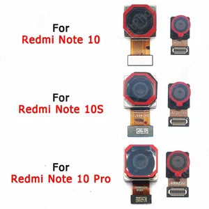 Original Rear Front Camera For Xiaomi Redmi Note 10 Pro 10S S Back Selfie Frontal Backside Camera Mo