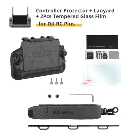 Детали для защиты экрана от солнца для DJI RC Plus, шнурок на шею Mavic 3 Pro, наборы аксессуаров для дрона