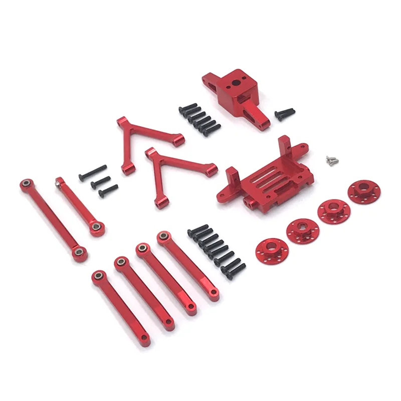 

Metal Upgrade Adapter Tie Rod Motor Base Servo Base Set For SG-2801 1/28 4WD RC Car Parts