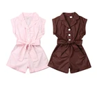 Детский комбинезон без рукавов, на возраст 1-6 лет