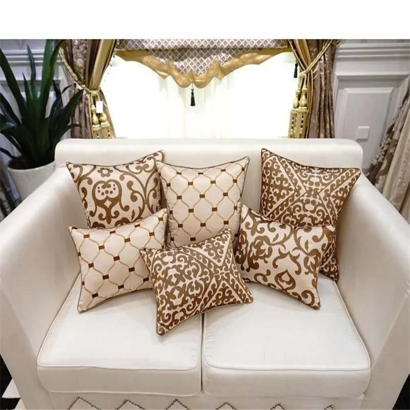 

BZ153 Luxury Cushion Cover Pillow Case European embroidery cushions Home Decor Sofa Car Seat Decor Throw Pillow