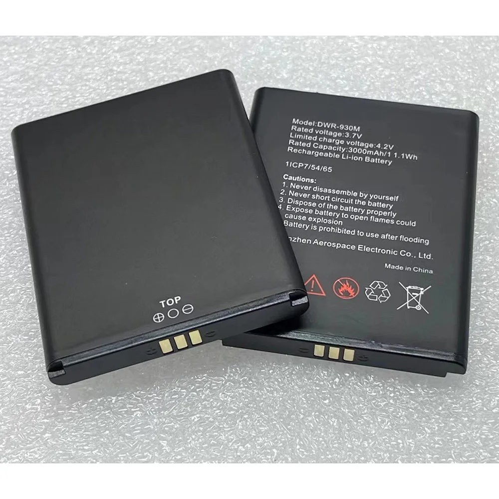 Oryginalna wymienna bateria 3000 mAh do D-Link DWR-930M Wi-Fi 4G LTE przenośny bezprzewodowy router Hotspot Modem Batteria