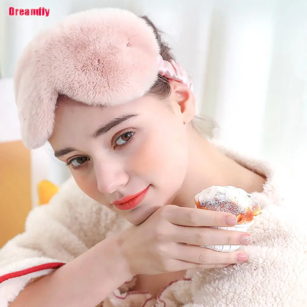 

Soft Plush Silk Eye Masks Lovely Cloud Eye Cover Plush Mask Eyepatch Nap Health Eye Cover Sleeping Mask Sleeping Blindfold