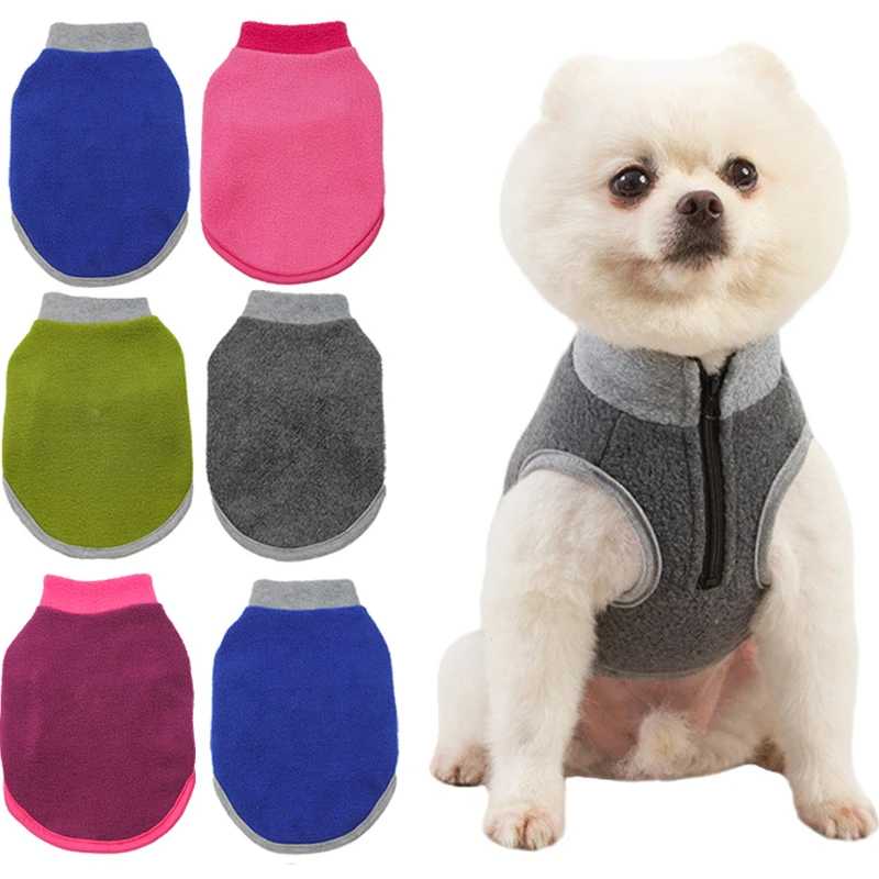 

Winter Warm Pet Vest Fleece Puppy Kitten Clothes for Small Dogs Cat Coat Chihuahua Outfits Teddy Poodle Costumes Dog Accessories