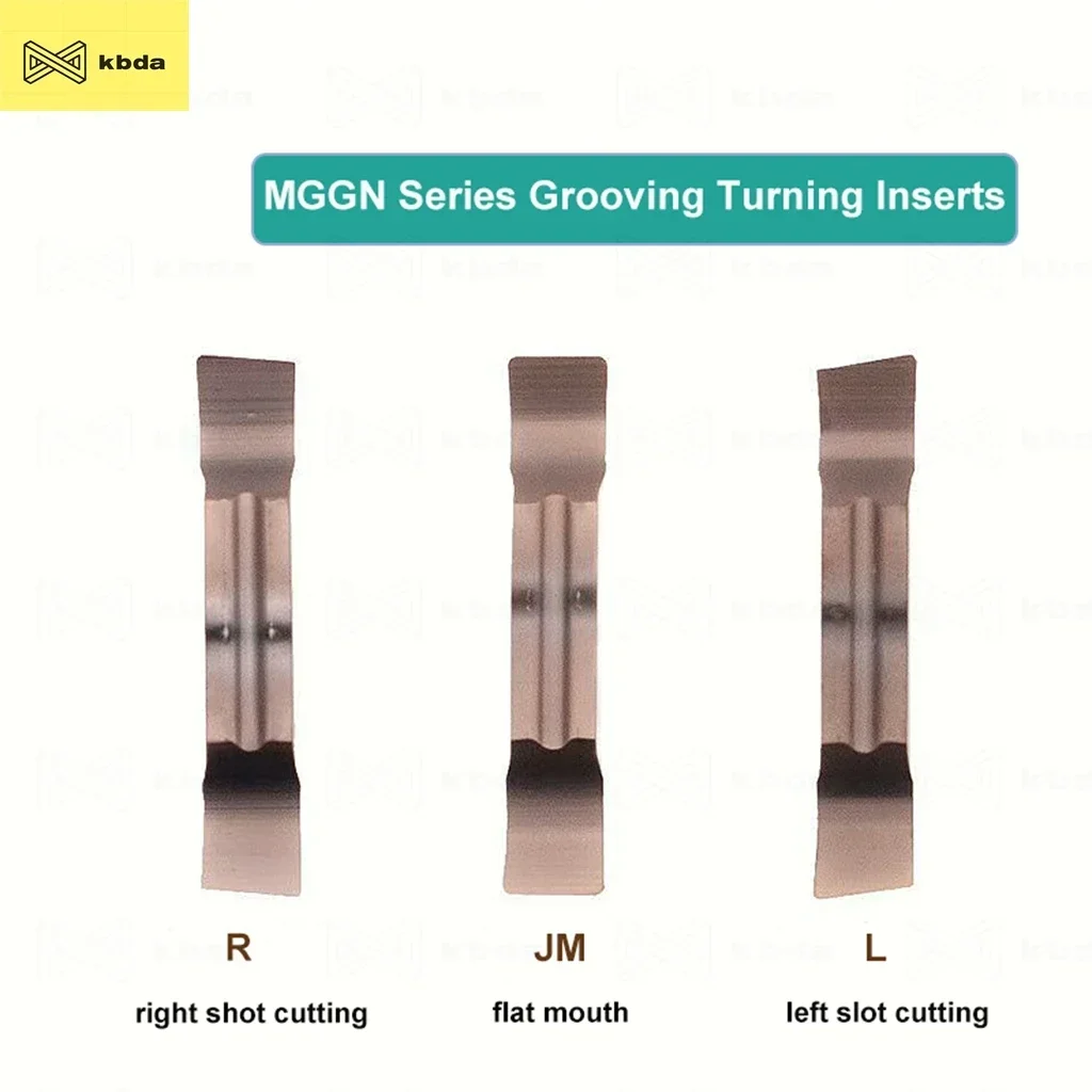 KBDA 5 шт. твердосплавная вставка для обработки канавок MGGN150 MGGN200 MGGN250 MGGN300 MGGN400 MGGN500 R L