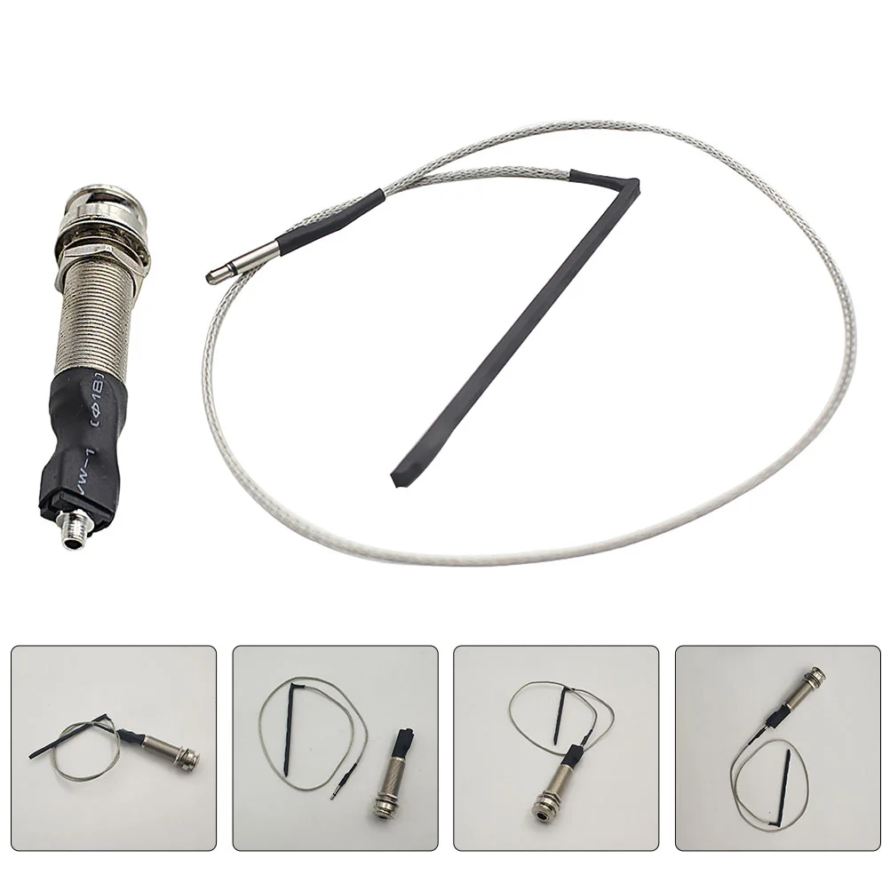 

Jack Guitar Endpin Pickup Stereo Piezo Socket Plug End Pin Output Transducer Electric Bass Ukulele Switching Saddlerod Cable