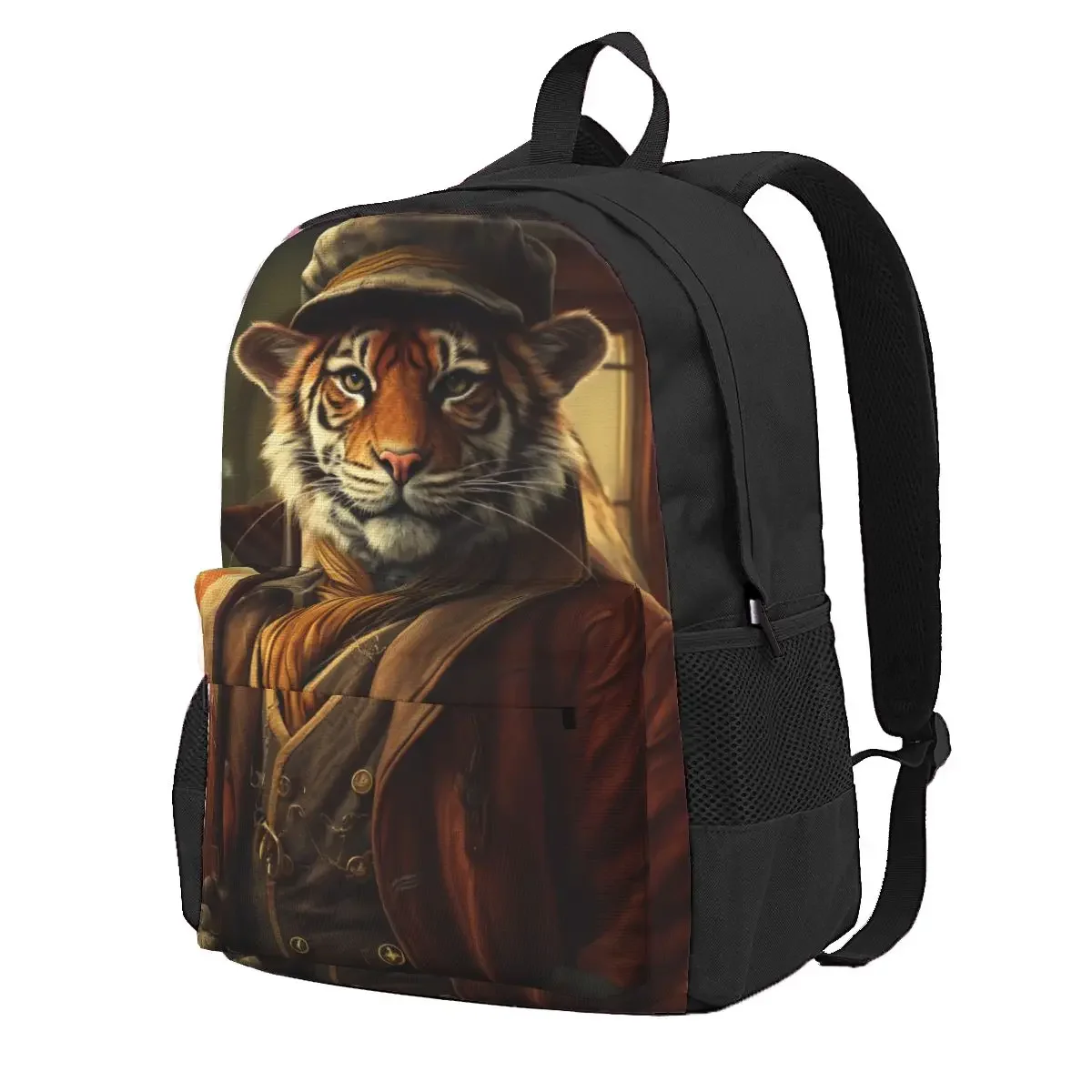 

Рюкзак с изображением тигра, рюкзаки в индивидуальном стиле для мальчиков и девочек, прочные школьные ранцы для кемпинга, дизайнерский рюкзак