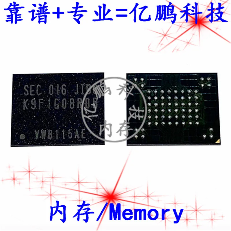 

5pcs original new K9F1G08R0B-JIB0 BGA63 ball NAND Flash Memory 128MB Flash memory Memory